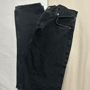 Agolde 90’s Pinch Waist Jean in Black Tea